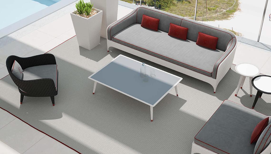 3 seater sofa with armrest扶手3人座沙发