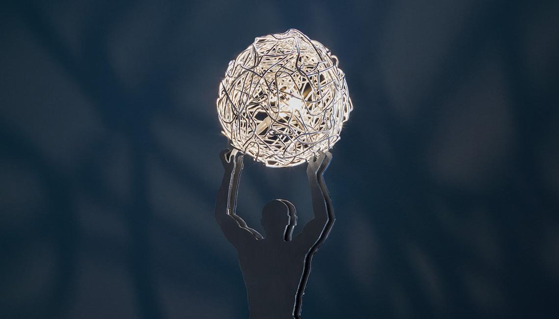 CATELLANI SMITHUomo della Luce S落地灯