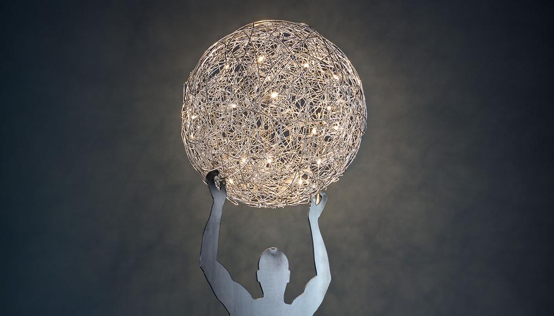 CATELLANI SMITHUomo della Luce XXL (outdoor)落地灯