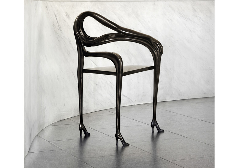 SILLÓN-ESCULTURA LEDA - EDICIÓN LIMITADA BLACK LABEL餐椅