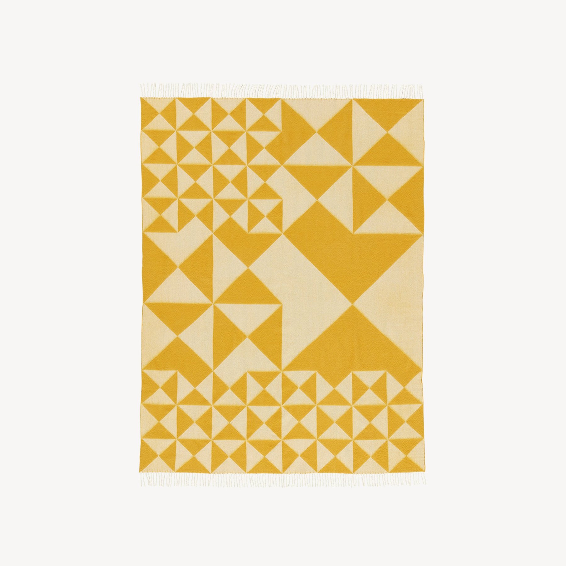 MIRROR THROW YELLOW 毯子