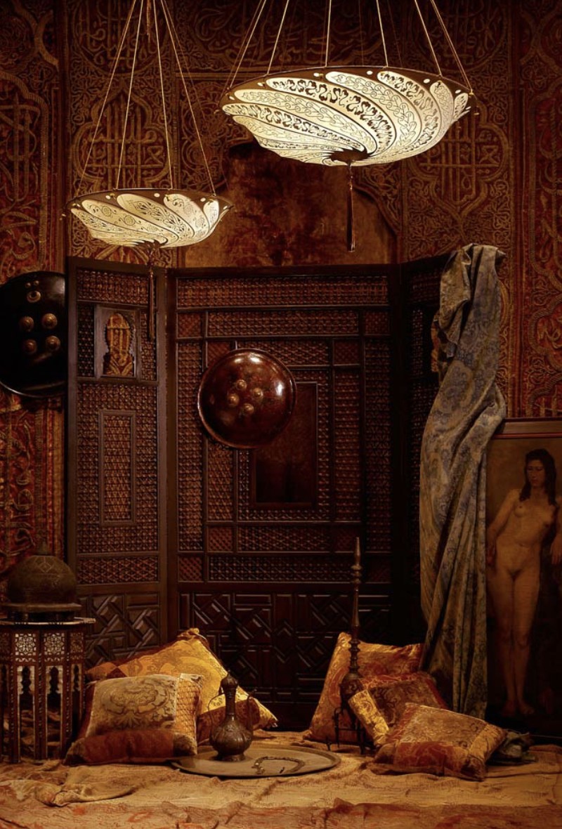 Venetia studiumvScudo Saraceno Serpentine ivory silk lamp 吊灯