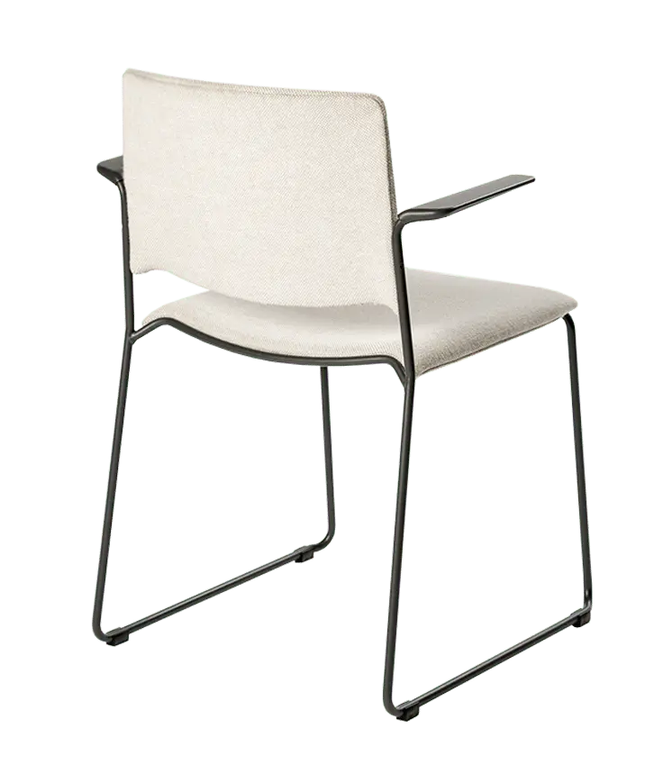 eneaEma sledge chair with open backrest and arms休闲椅