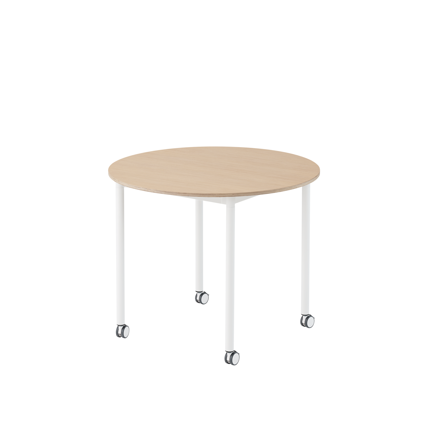 BASE ROUND TABLE With Castors圆餐桌