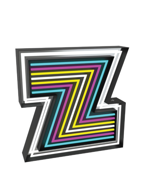 DELIGHTFULLLETTER Z GRAPHIC台灯