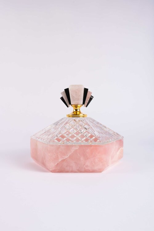 Tosco TicciatiThe Deco 石头和水晶星盒 粉色石英