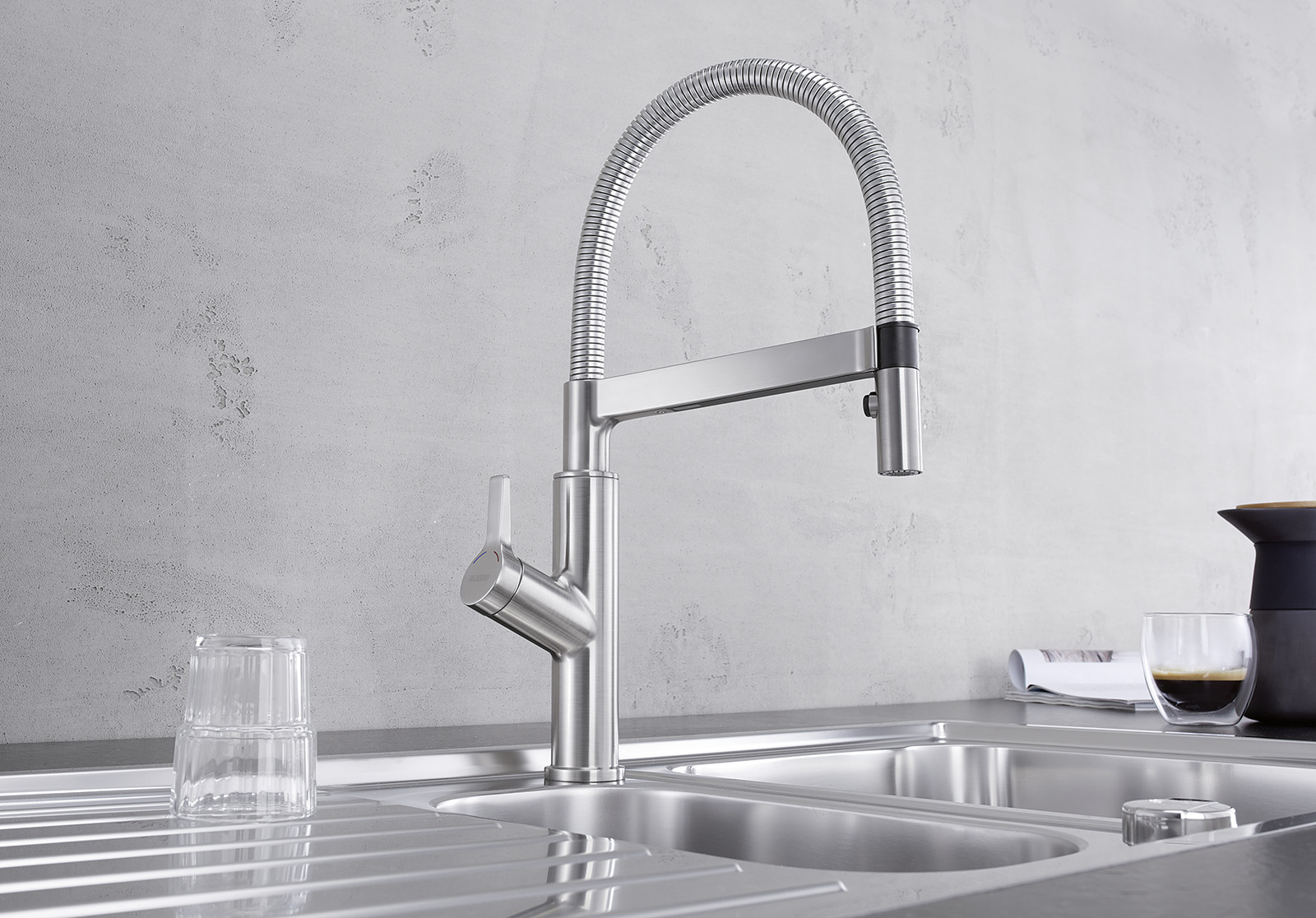 BlancoSOLENTA-S Senso Lever left 水龙头