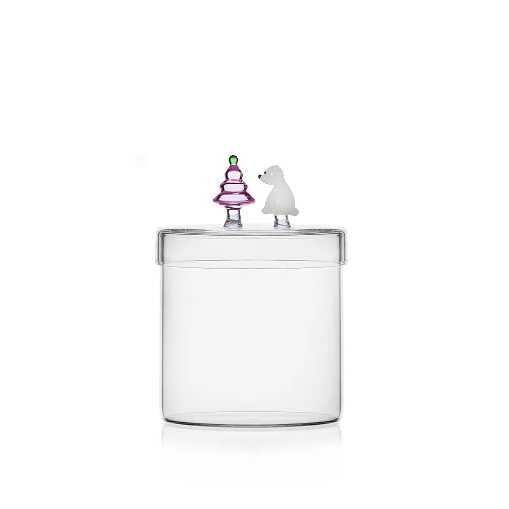 ICHENDORFbox white bear白色小熊与粉色许愿树盒子