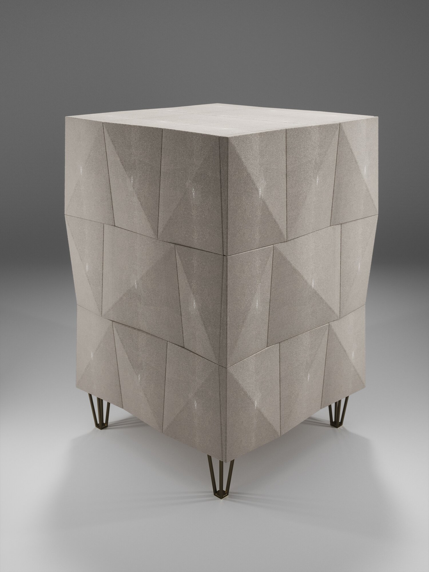 R&Y AugoustiRhomboid Bedside Table床头柜